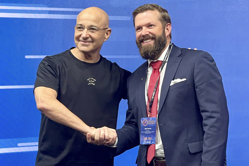 Cellebrite Co-Founder Yossi Carmil and The Exodus Road Co-Founder Matt Parker meet in Greece in 2024