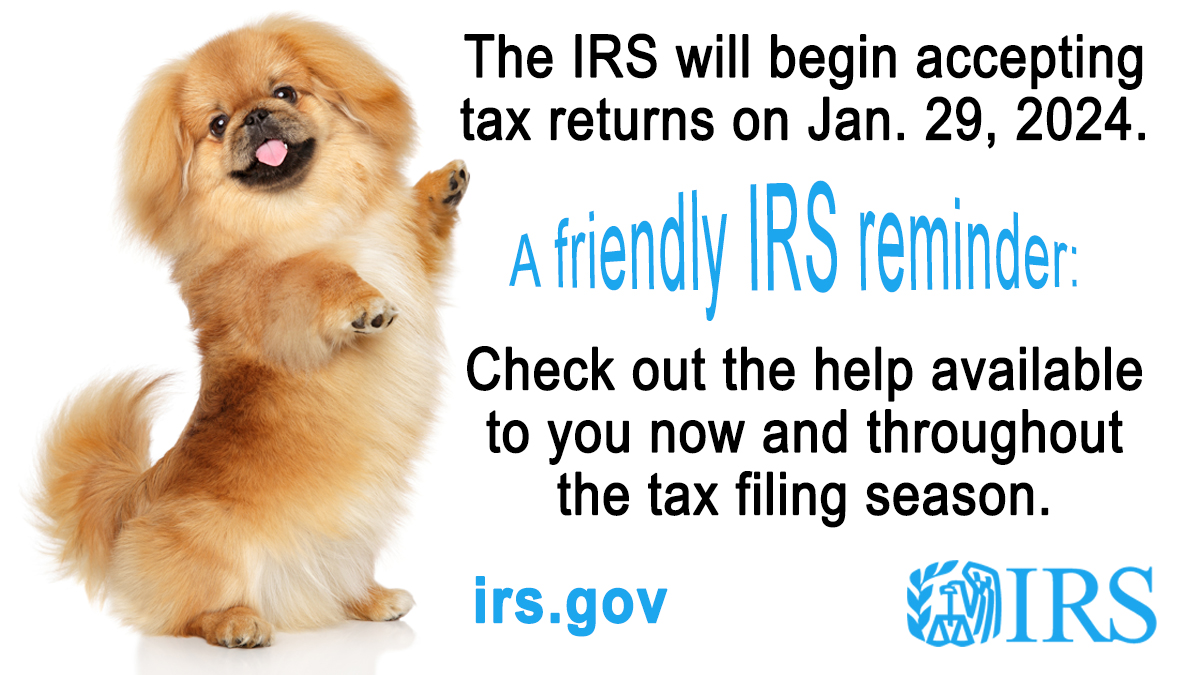The 2024 Tax Season Officially Begins “Where’s My Refund?” Tool