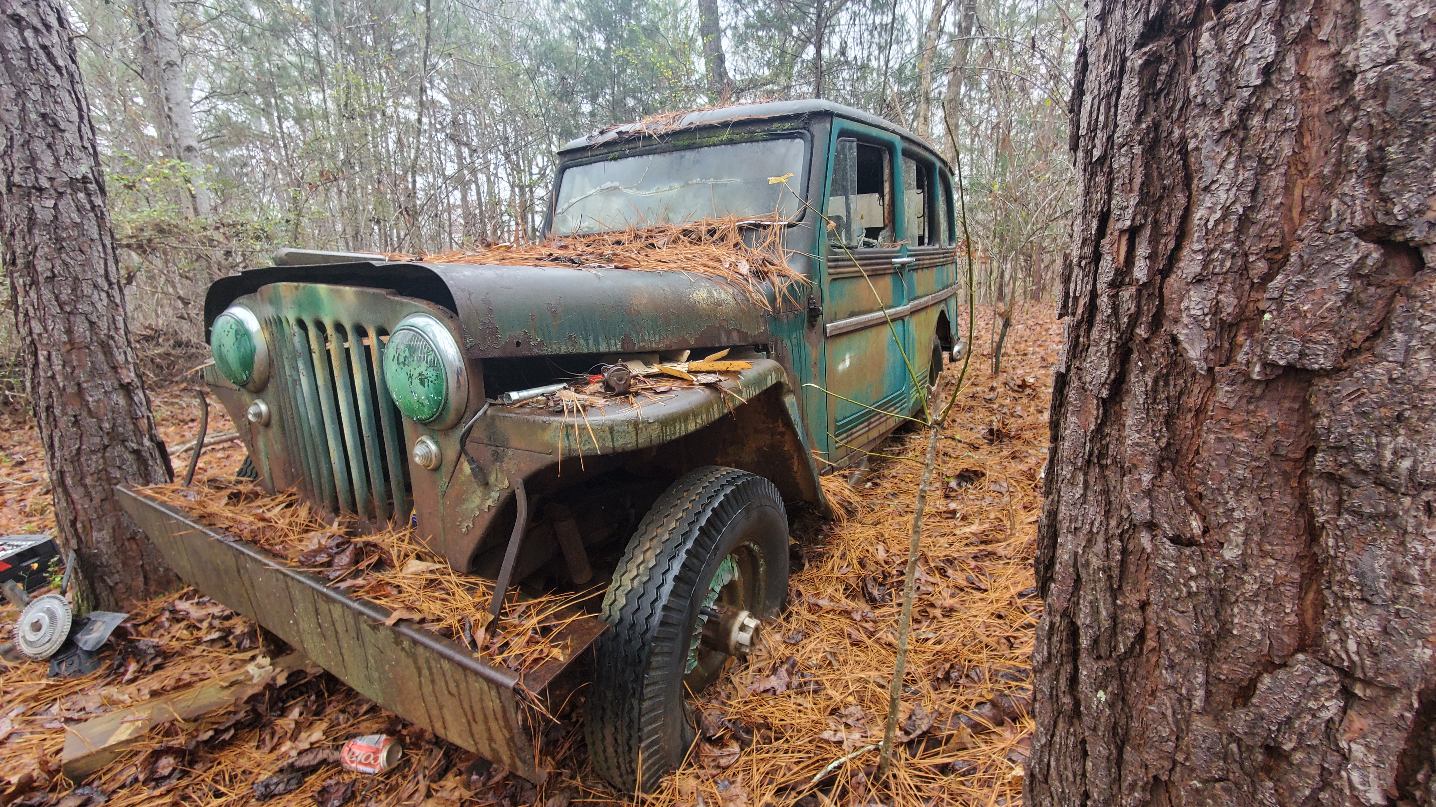 Old abandoned vehicle