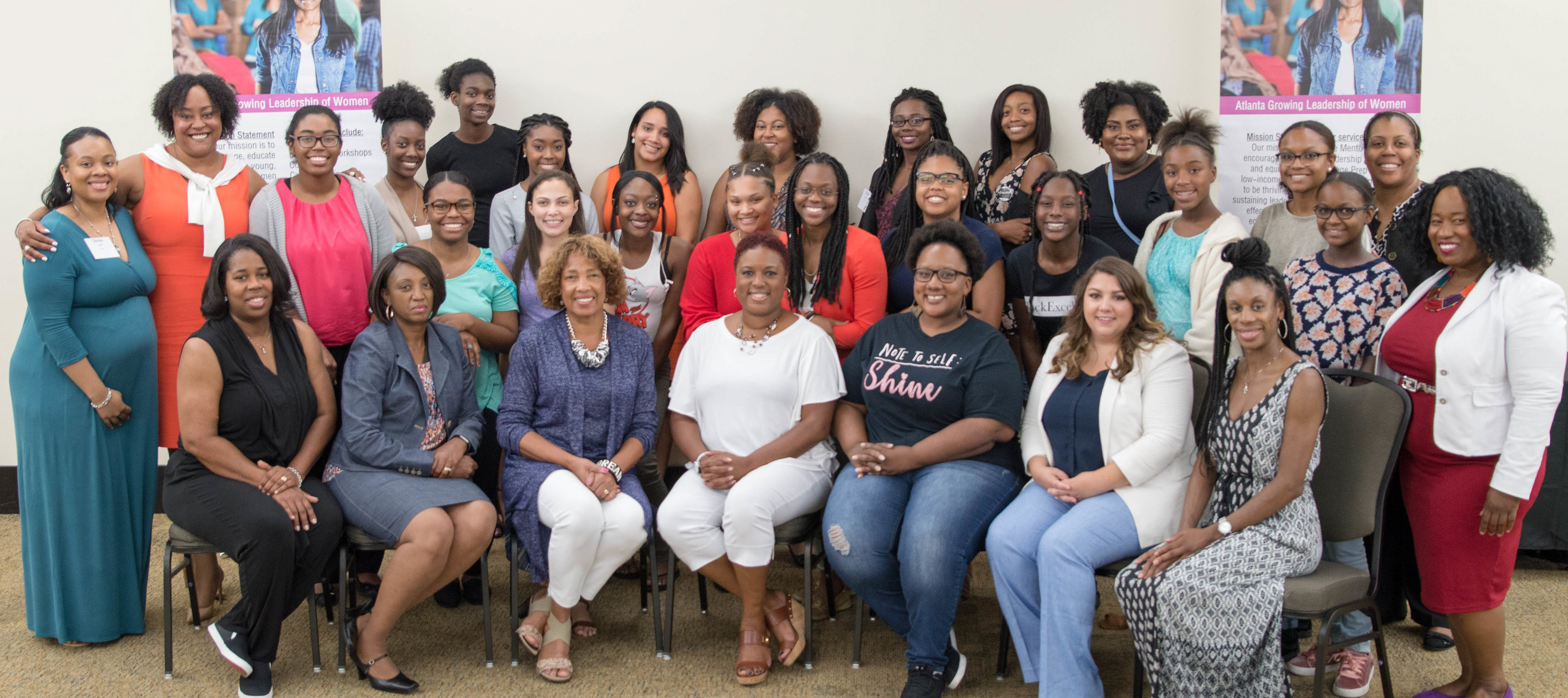 Large group of women