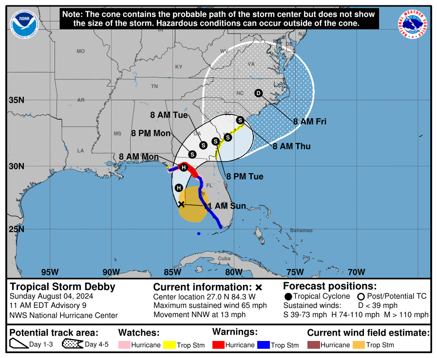 Heavy rainfall will likely result in considerable flooding impacts from the Florida Big Bend region through southeast GA and the Coastal Plain of the Carolinas through Friday.