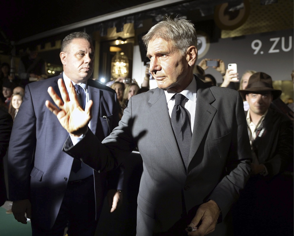 Film actor and producer Harrison Ford