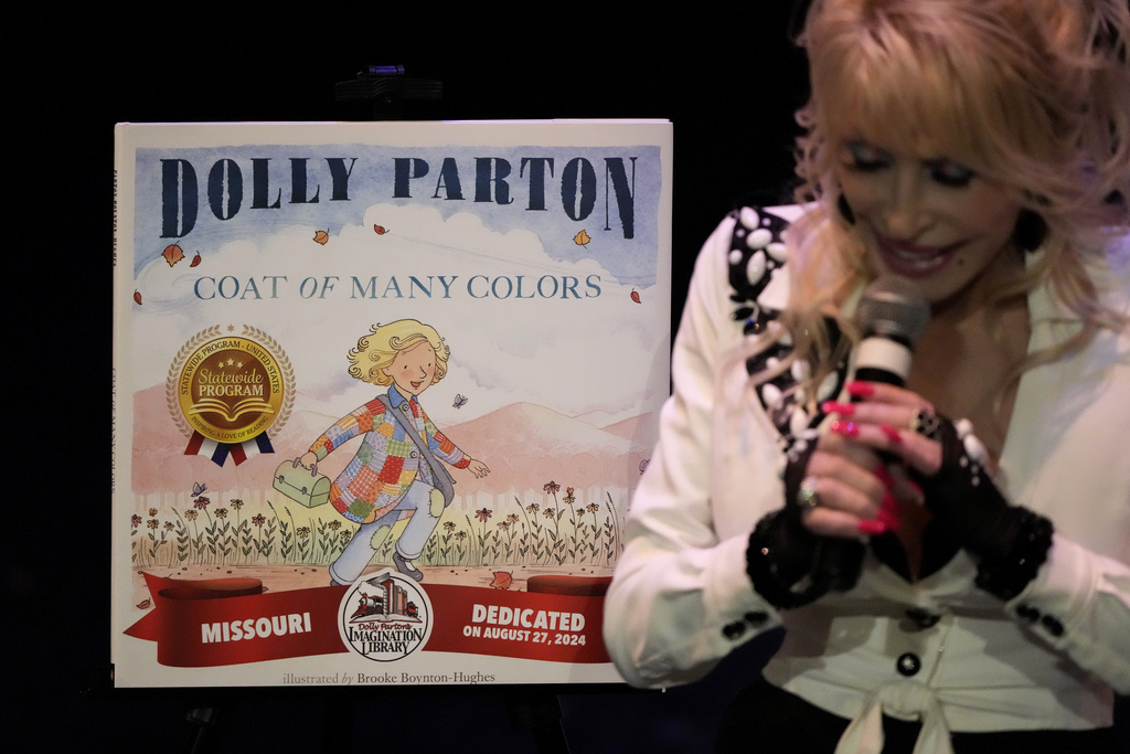 Parton is an author herself whose titles include the 1996 children