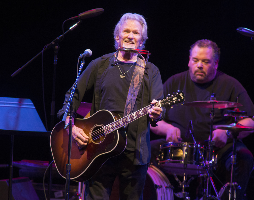 Kris Kristofferson performs in concert at The American Music Theatre, April 12, 2019, in Lancaster, Pa. 