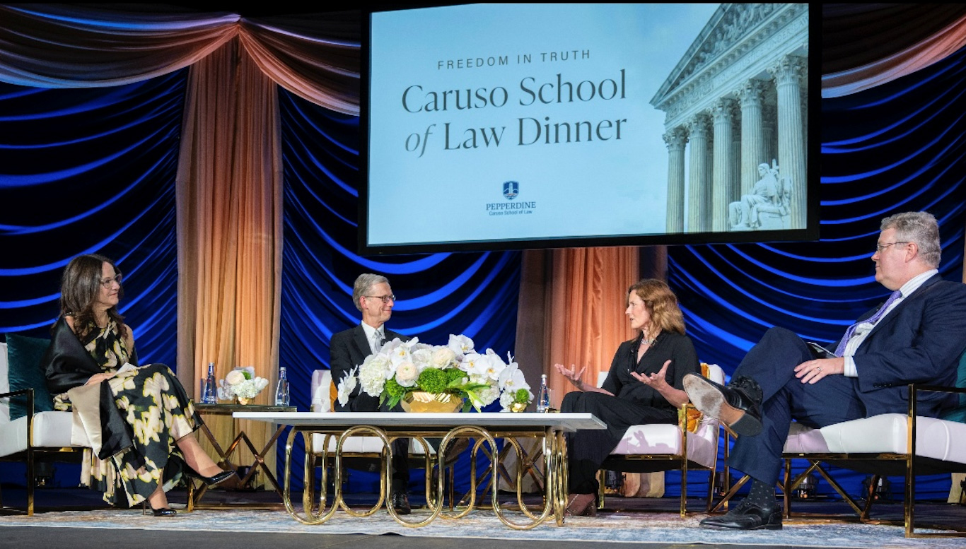 Justice Barrett was joined on the final-round bench by Chief Judge Jeffrey S. Sutton and Judge Joan L. Larsen, both of the United States Court of Appeals for the Sixth Circuit.