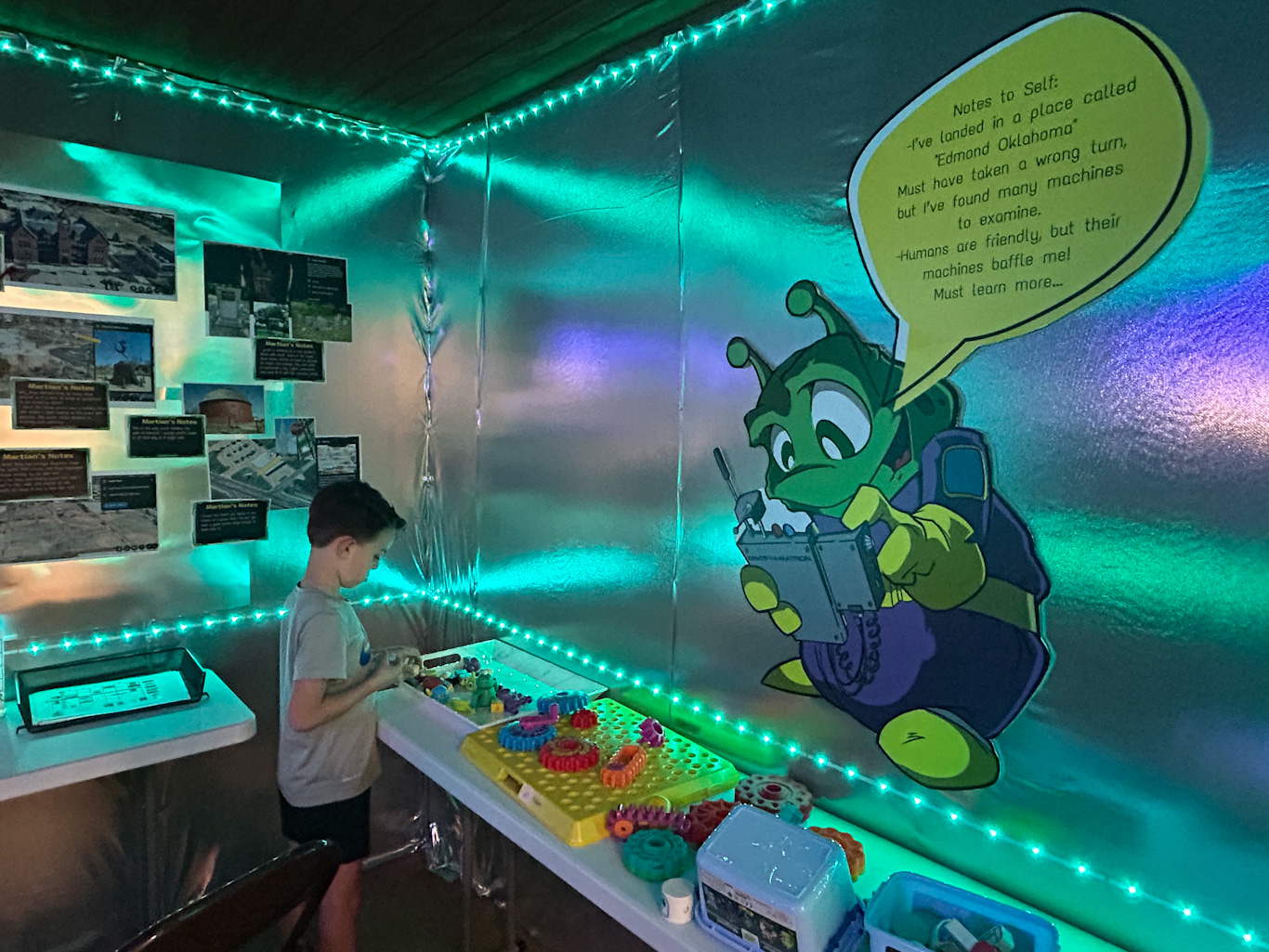 “Before writing Milty’s labels, we invited children to look at the artifacts and guess what each machine might do--which was funny, because they didn’t recognize most of them at all.”