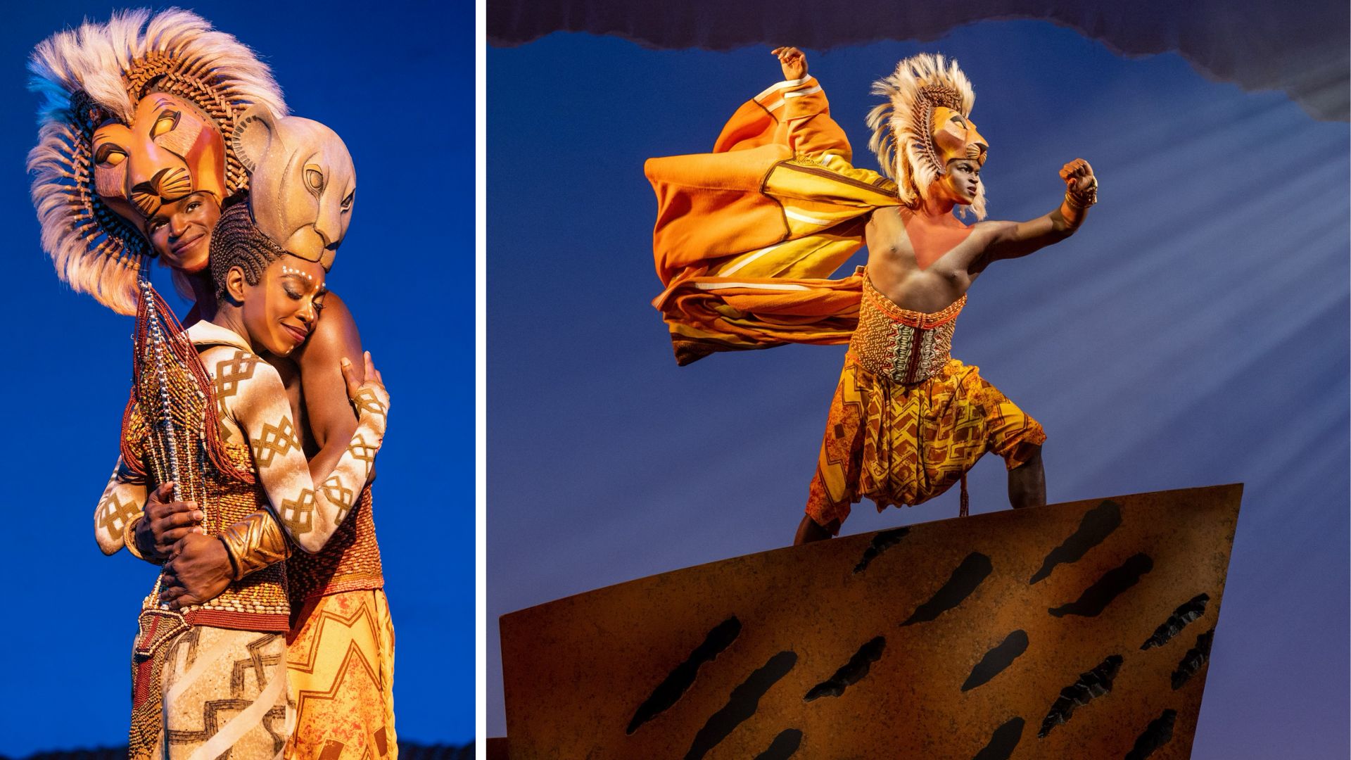 Darian Sanders as Simba from the Broadway production of The Lion King.