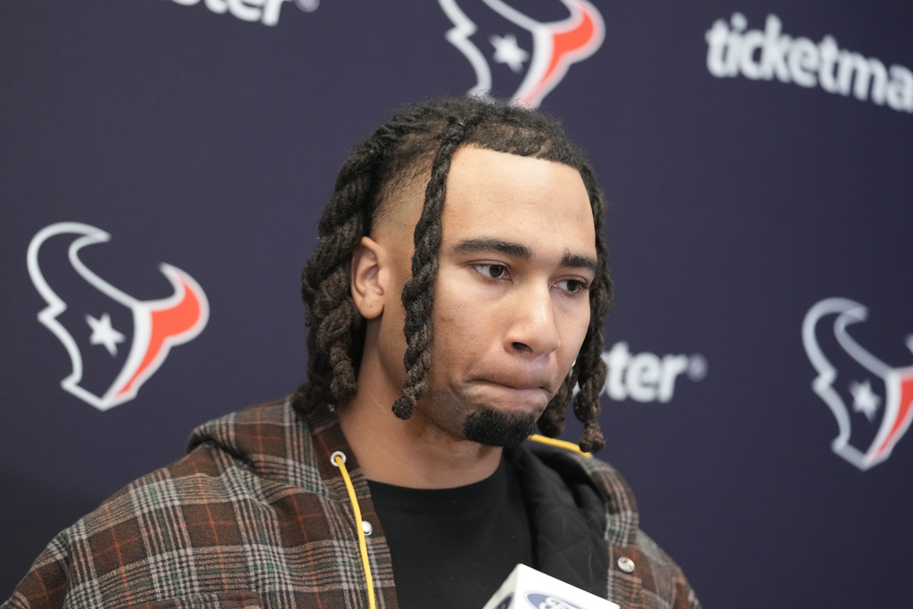 Houston Texans quarterback C.J. Stroud regularly credits Jesus at press conferences