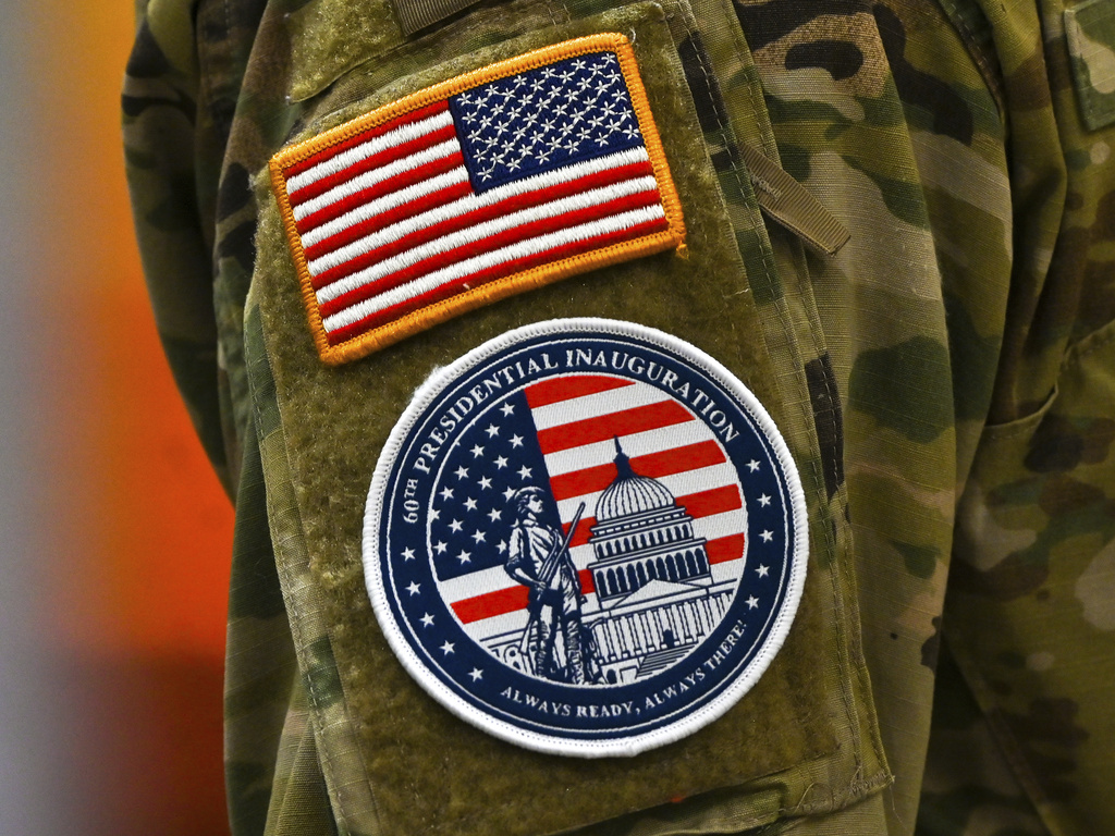 At Presidential Inauguration National Guard Troops Will Wear Special