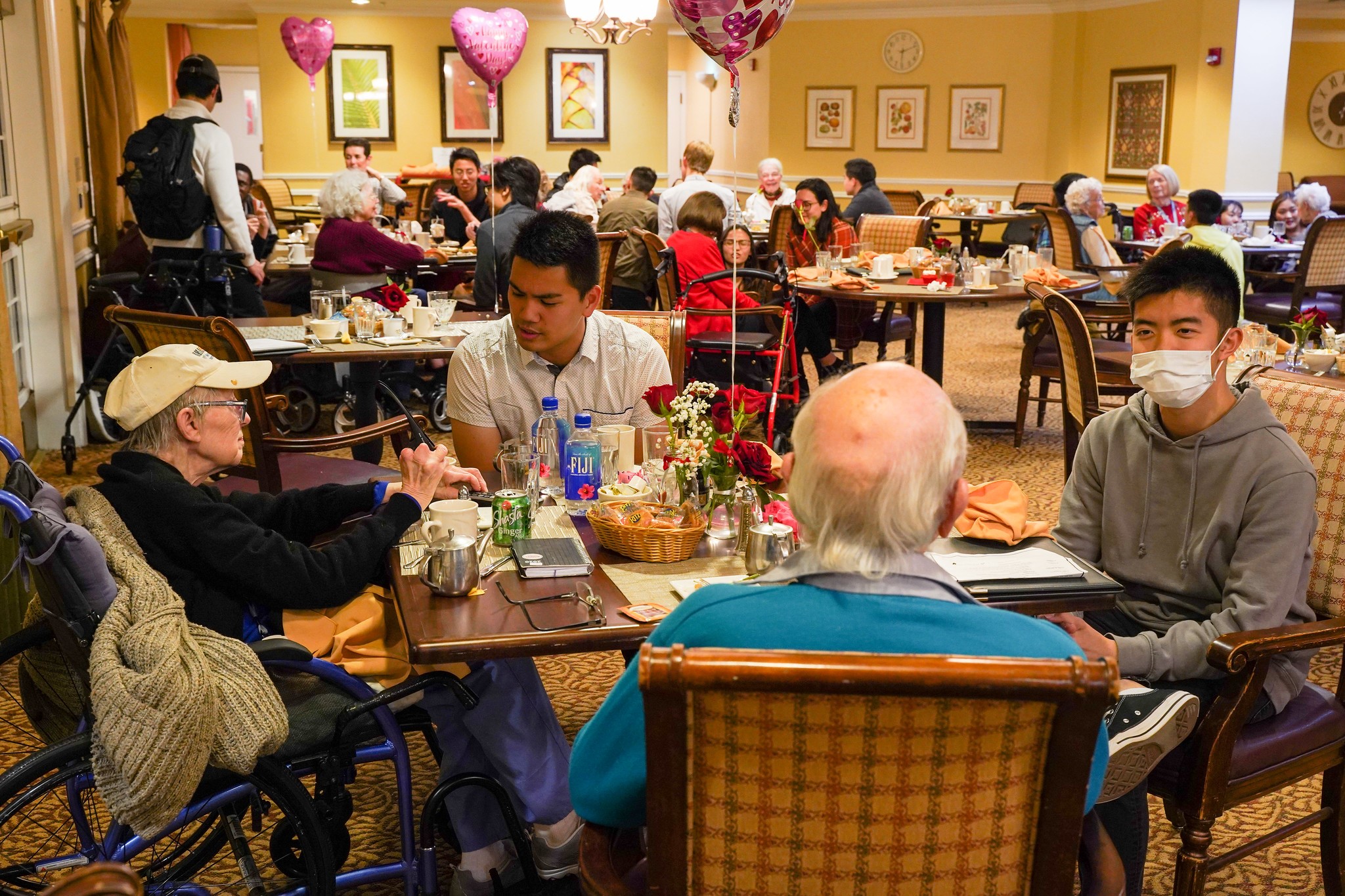 Each visit provides a unique chance to connect with residents, offering small but meaningful tokens of affection such as flowers, picture frames, and socks