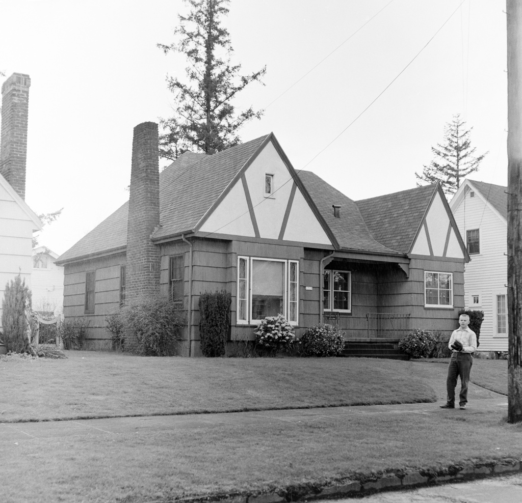 The home of the missing Ken Martin family in Portland, Ore., April 2, 1959