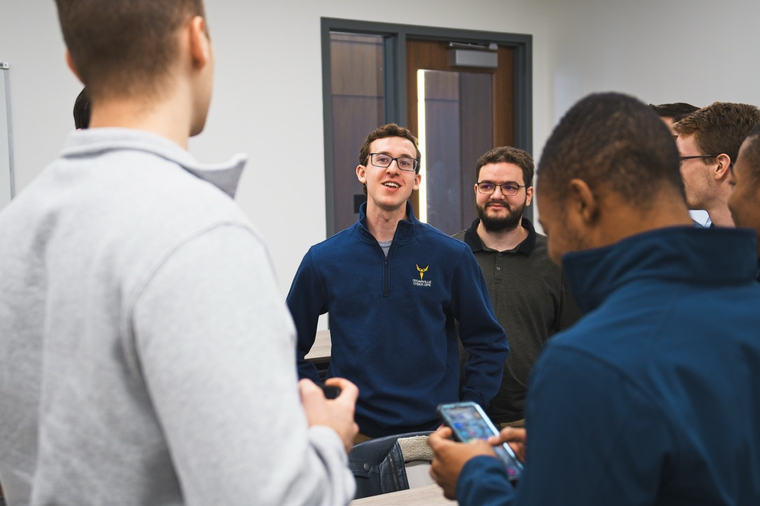Cedarville Cyber students gather to discuss cyber ideas