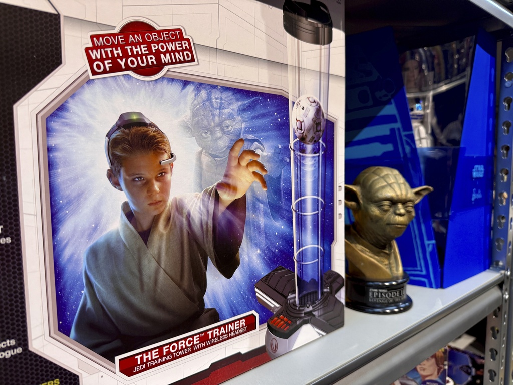 Collection of “Star Wars” memorabilia is displayed at Rancho Obi-Wan, a nonprofit museum in Petaluma, Calif.