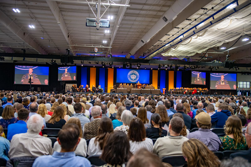 An estimated 5,000 people attended Cedarville