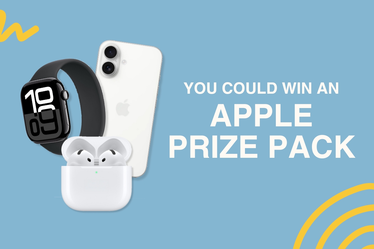 You could win an Apple prize pack