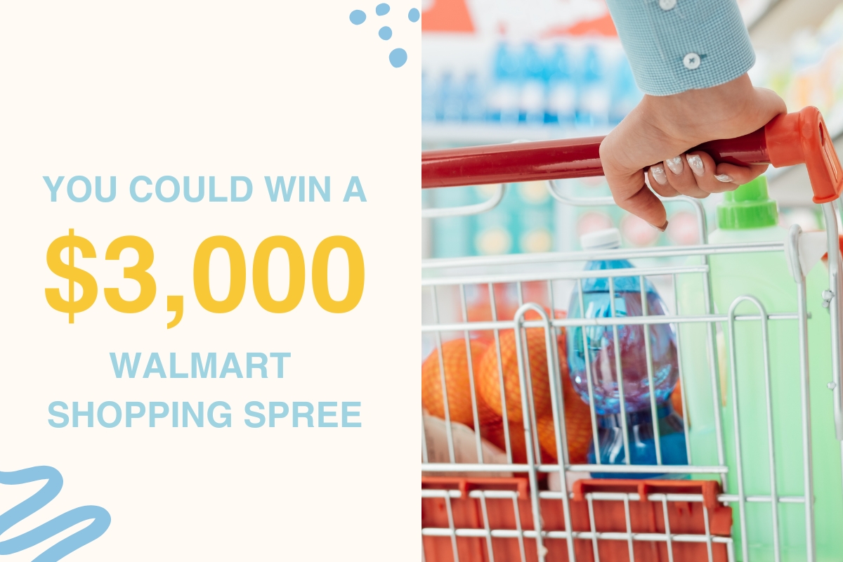 You Could Win A $3,000 Walmart Shopping Spree
