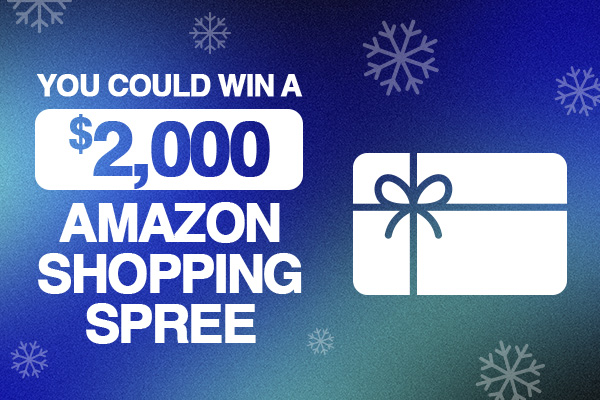 You Could Win A $2,000 Amazon Shopping Spree