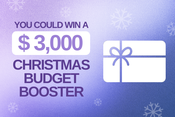 $3,000 Christmas Budget Booster