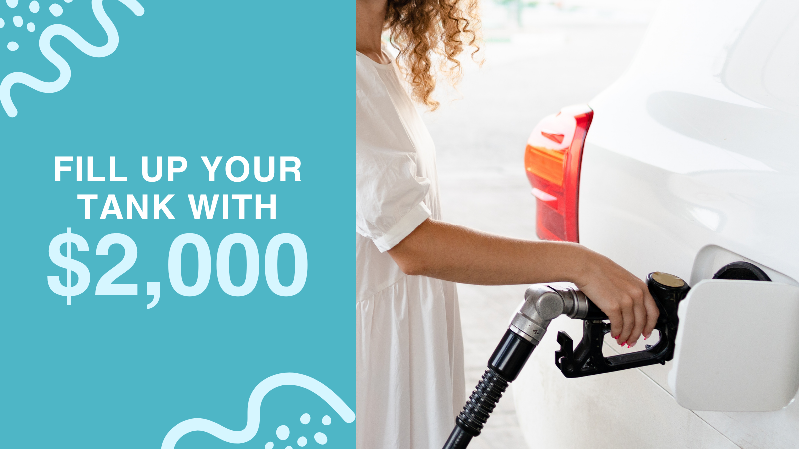 Fill up your tank with 2000 dollars