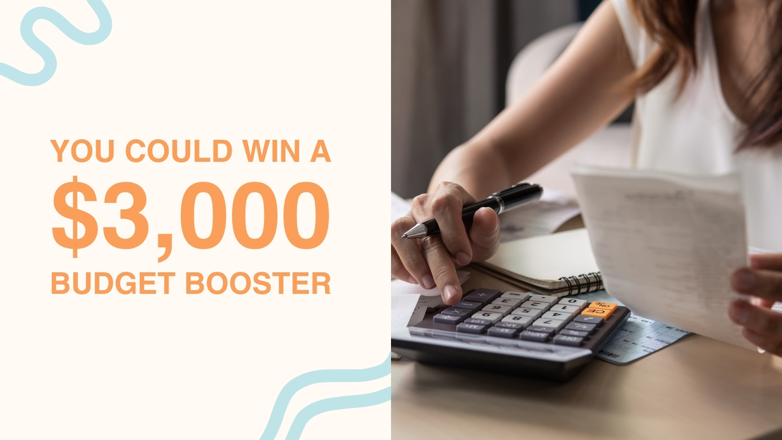 You could win a 3000 dollar budget booster