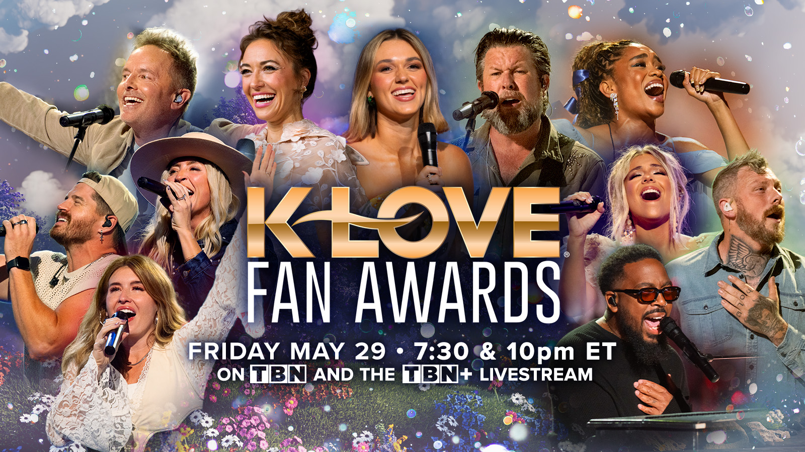 Tune in to the K-LOVE Fan Awards Friday May 29 on TBN and TBN plus