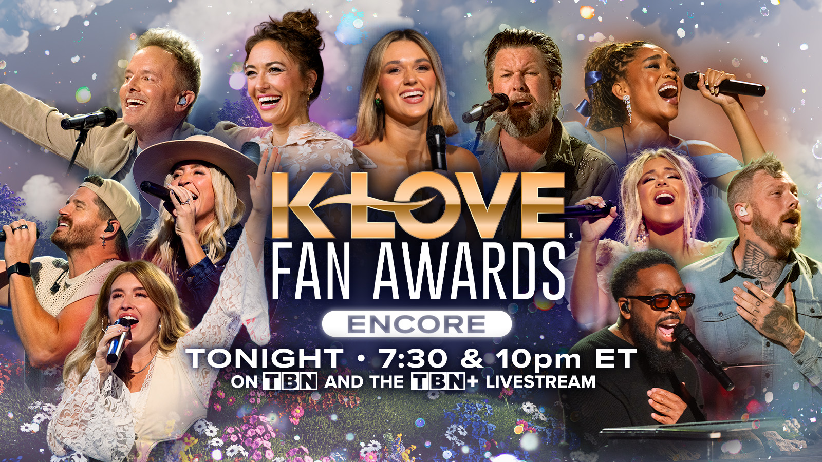 Watch the K-LOVE Fan Awards Encore tonight on TBN at 7:30 and 10pm ET and the TBN plus livestream