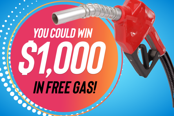 Fill Up Your Tank With $1000 in Free Gas