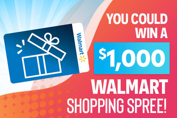 $1000 Walmart Shopping Spree