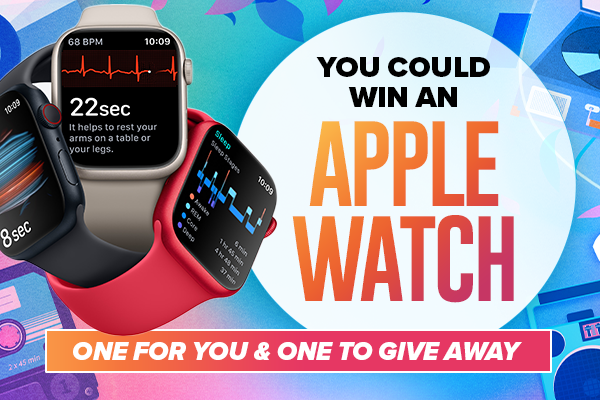 2 Apple 8 Watches: One for You & One to Give Away