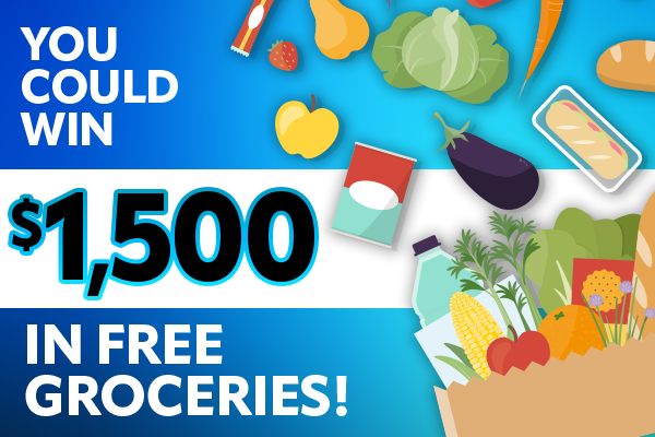 You Could Win $1,500 in Free Groceries