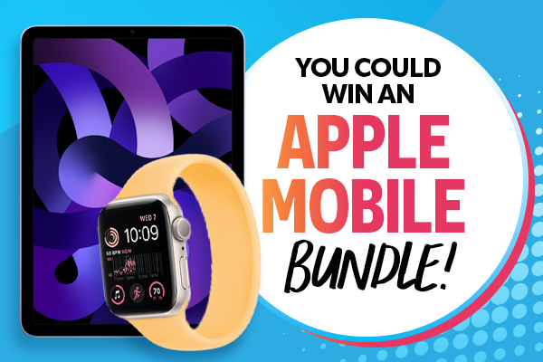 You Could Win an Apple Mobile Bundle