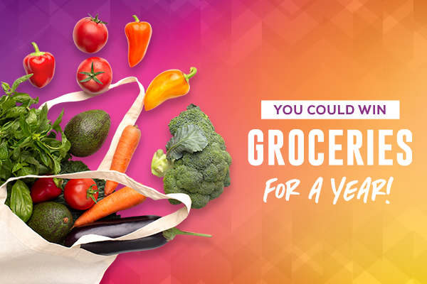 you could win groceries for a year