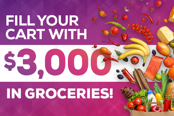 Fill Your Cart With $3,000 in Groceries
