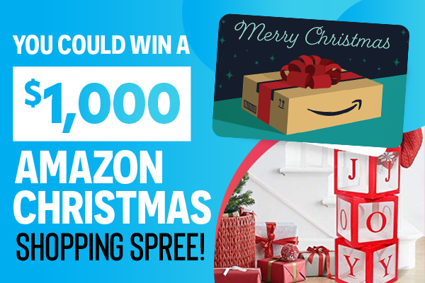 $1,000 Amazon Christmas Shopping Spree