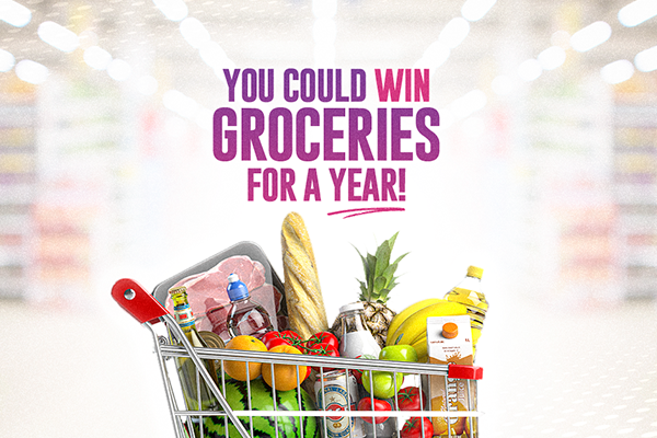 You Could Win Groceries for a Year
