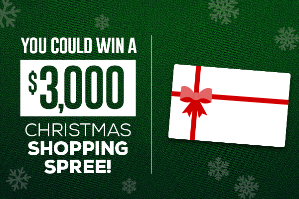 Win a $2,900 Shopping Spree