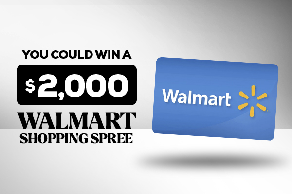 You Could Win A 2,000 Walmart Shopping Spree