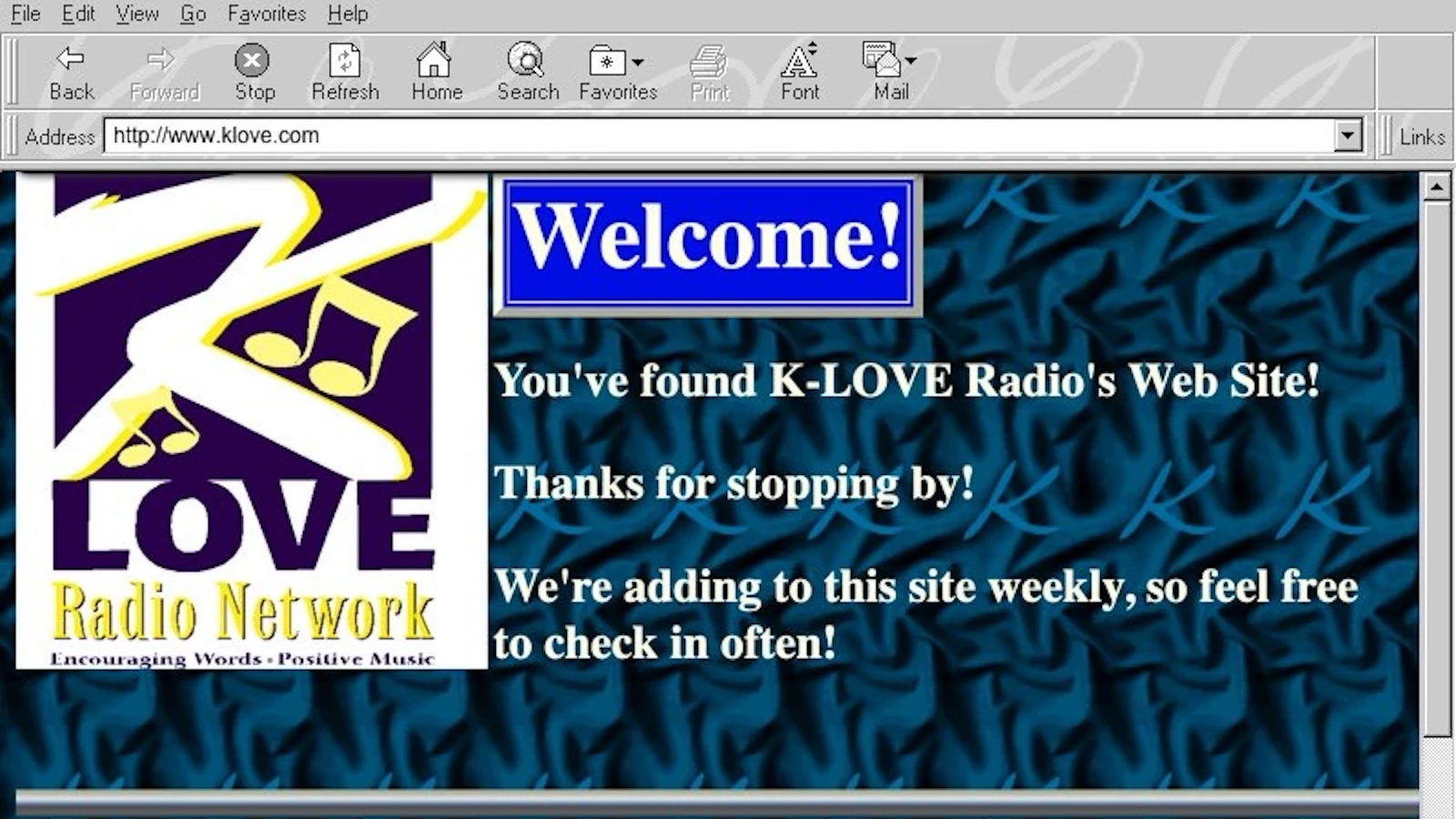 KLOVE.com goes live, streaming online programming to a worldwide audience