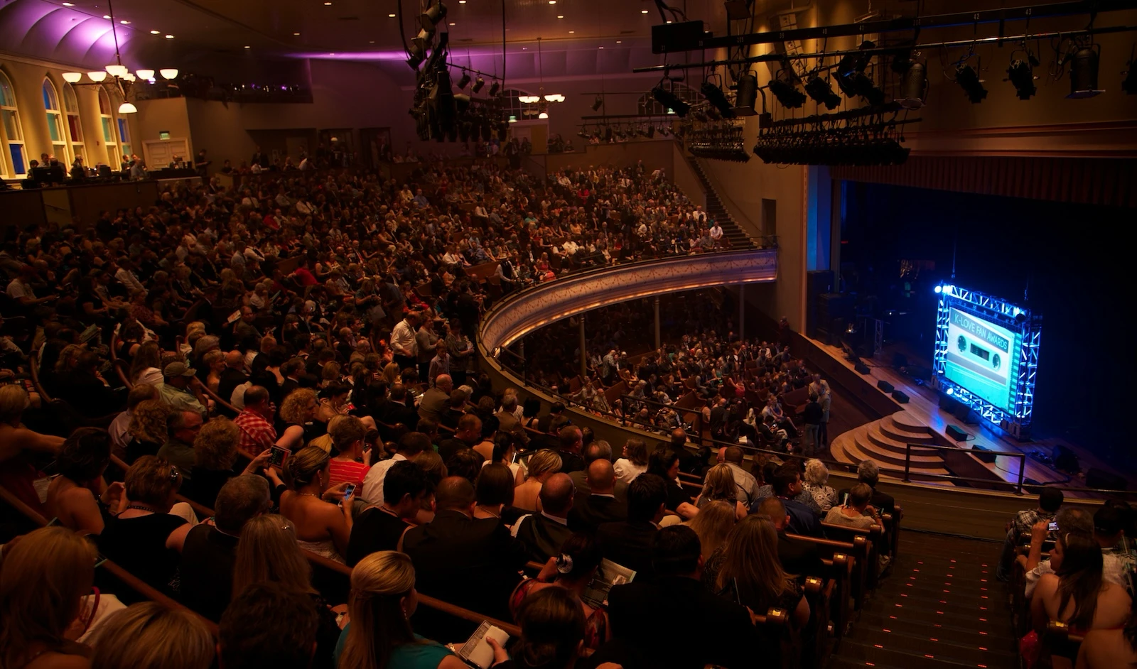 The first annual Air1 Fan Awards takes place at Nashville's historic Ryman Auditorium