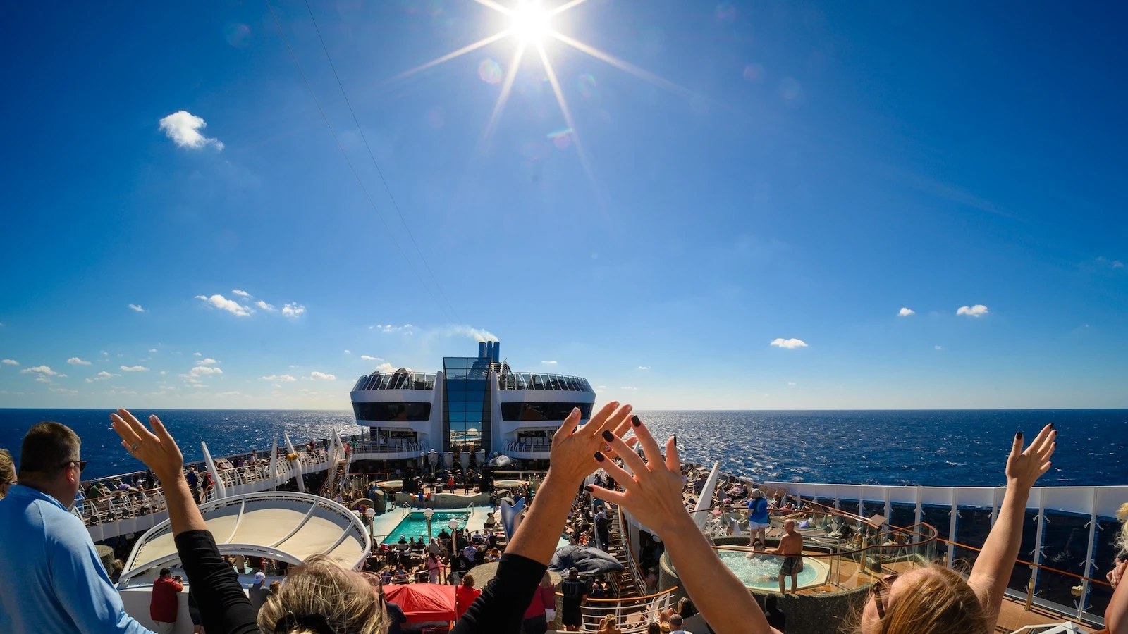 The first K-LOVE Friends and Family Cruise sails from New Orleans to Cozumel, Mexico