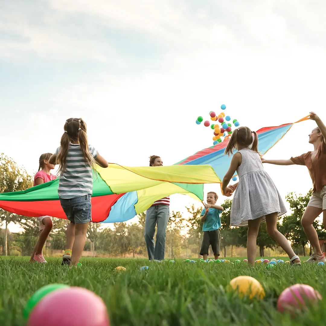children with family