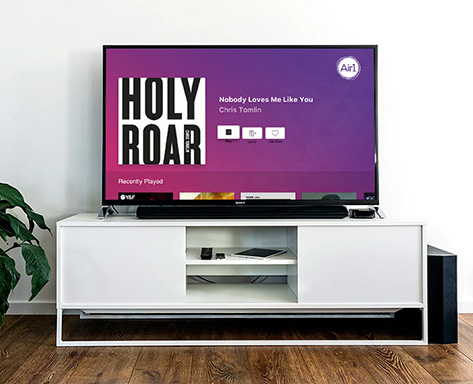 smart tv with air1 app